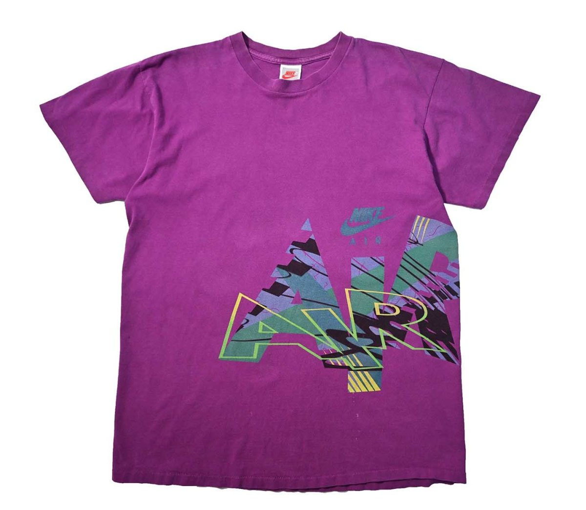 画像1: 90s Used Nike Print Tee made in USA (1)