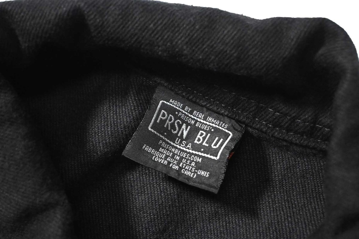 画像5: Prison Blues Denim Western Jacket Rinsed Fade Black プリズンブルース (5)