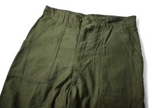 画像2: 70s Deadstock Us Army OG-107 Utility Trouser (2)