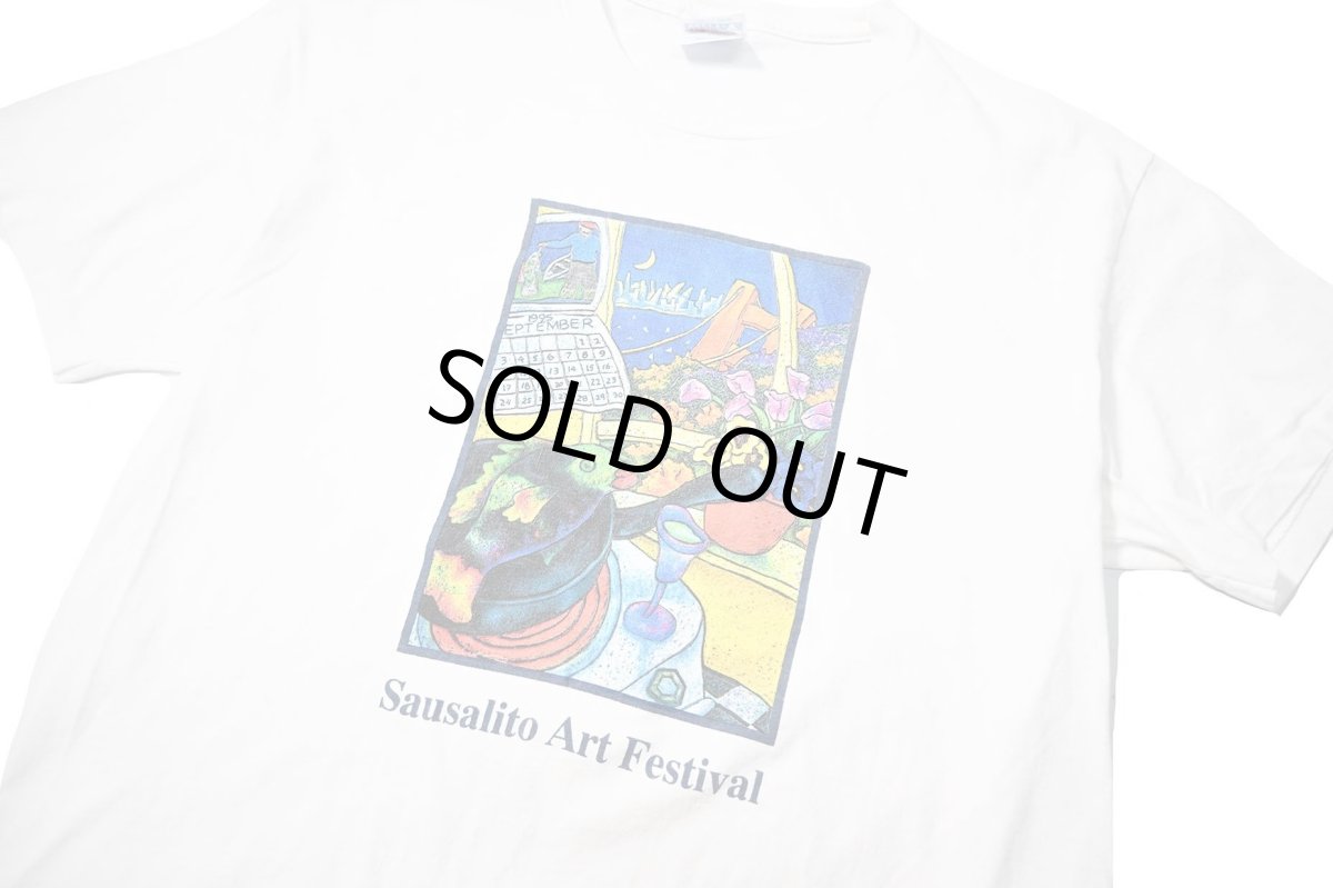 画像2: 90s Used Sausalito Art Festival Print Tee made in USA (2)