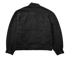 画像2: Prison Blues Denim Western Jacket Rinsed Fade Black プリズンブルース (2)