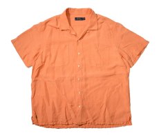 画像1: Used Polo Ralph Lauren Linen/Silk Open Collar Shirt (1)