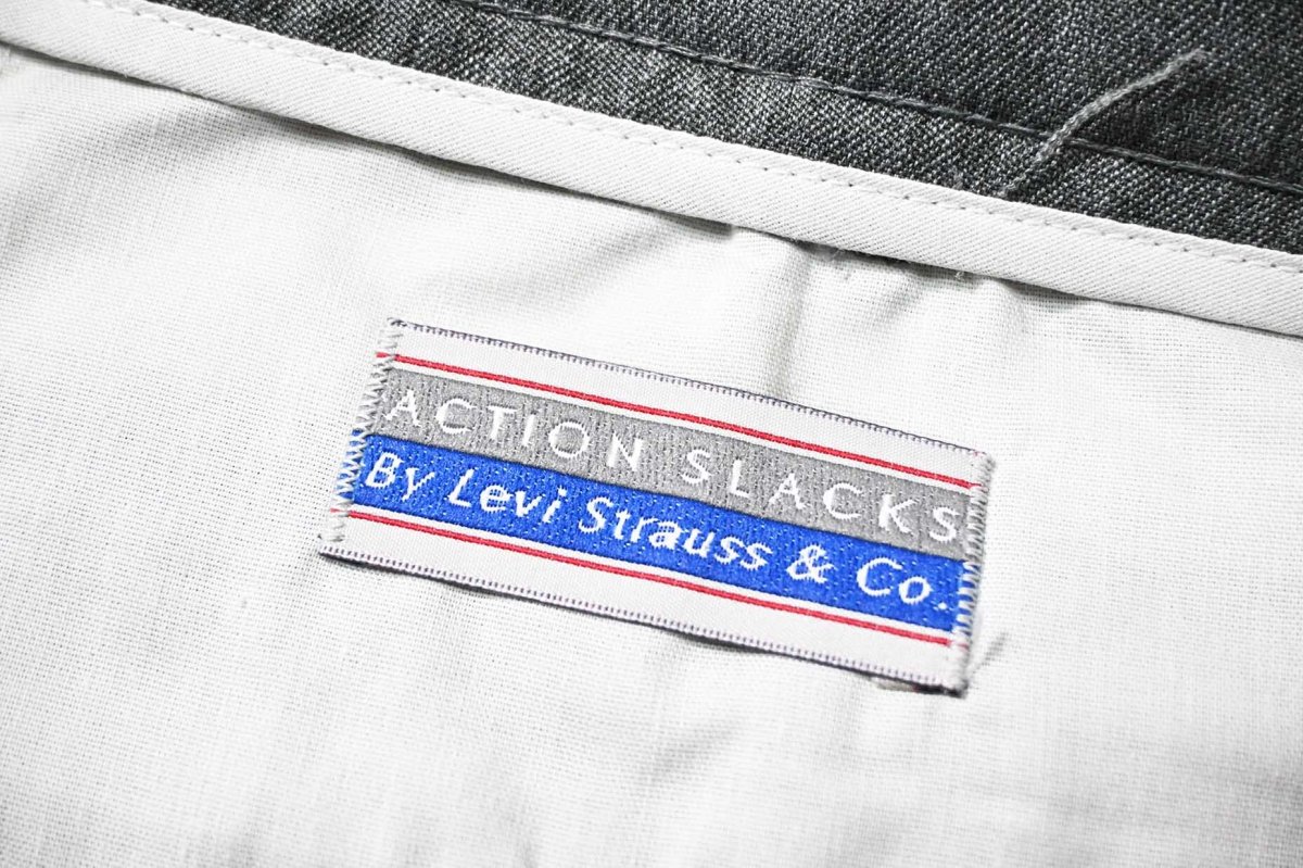 画像6: 90s Deadstock Levi's Action Slacks Grey (6)
