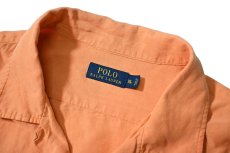 画像4: Used Polo Ralph Lauren Linen/Silk Open Collar Shirt (4)