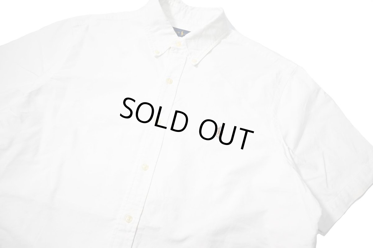 画像2: Used Ralph Lauren Short Sleeve Oxford B/D Shirt (2)