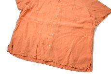 画像3: Used Polo Ralph Lauren Linen/Silk Open Collar Shirt (3)