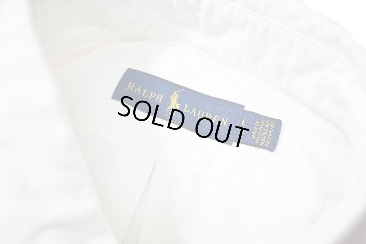 画像4: Used Ralph Lauren Short Sleeve Oxford B/D Shirt (4)