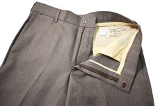 画像5: 80s Deadstock Levi's Action Slacks Grey Brown made in USA (5)