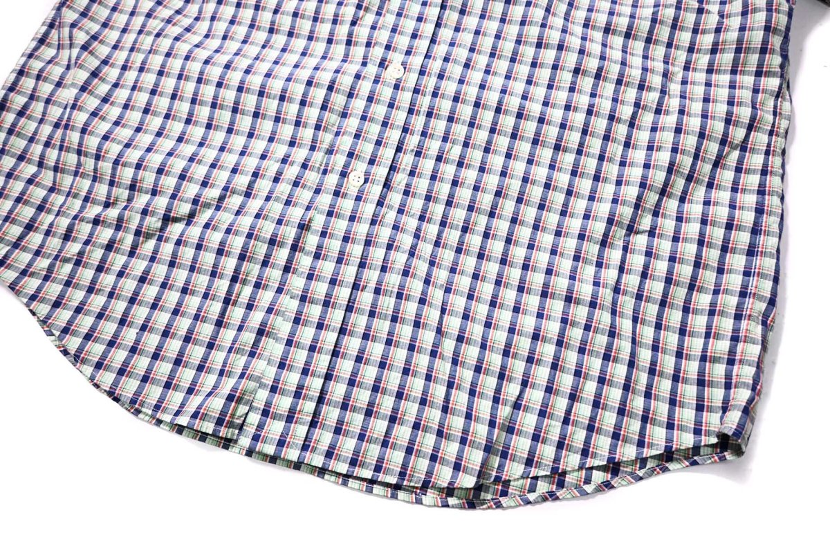 画像3: 90-00s Used Ralph Lauren Short Sleeve Plaid B/D Shirt "Custom Fit" (3)