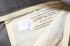 画像6: 80s Deadstock Levi's Action Slacks Grey Brown made in USA (6)