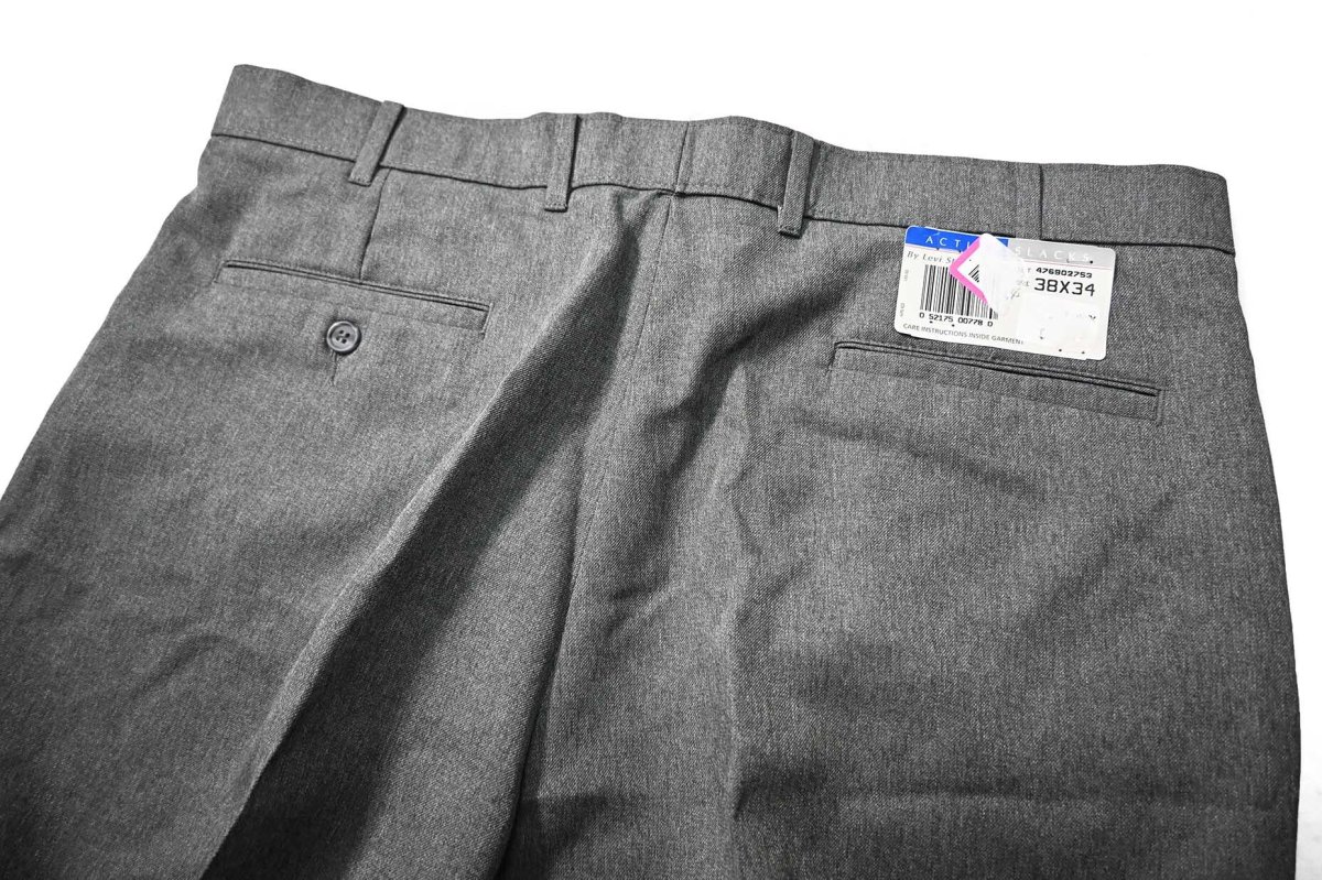 画像4: 90s Deadstock Levi's Action Slacks Grey (4)