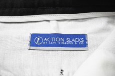 画像6: 00s Deadstock Levi's Action Slacks Black (6)