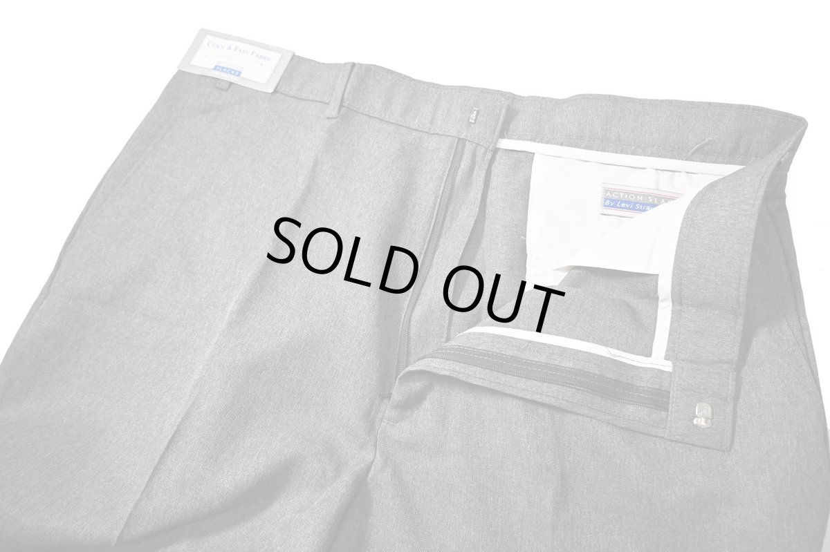 画像5: 90s Deadstock Levi's Action Slacks Grey (5)