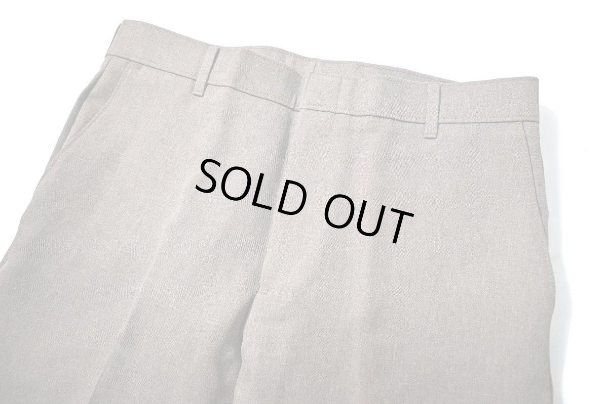 画像2: 80s Deadstock Levi's Action Slacks Grey Brown made in USA (2)