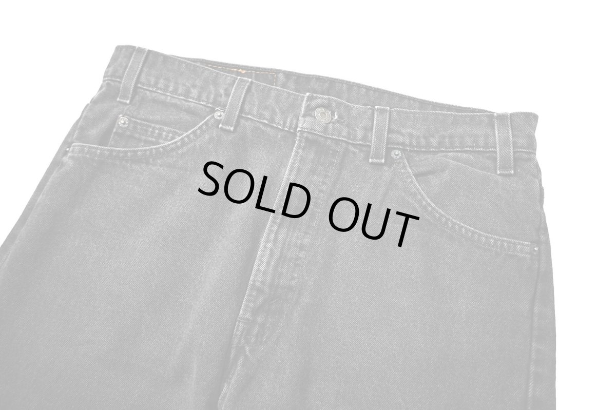 画像2: 90s Used Levi's 505 Denim Pants Black リーバイス (2)