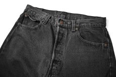 画像2: 90-00s Used Levi's 501 Denim Pants Black リーバイス (2)