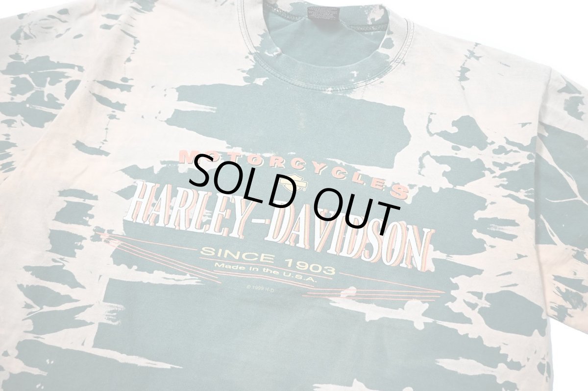 画像2: 90s Used Harley-Davidson Print Tee (2)