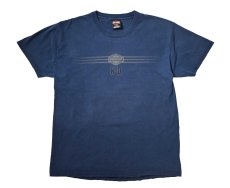 画像1: 00s Used Harley-Davidson Print Tee (1)