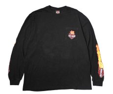 画像1: Used Harley-Davidson L/S Print Pocket Tee (1)