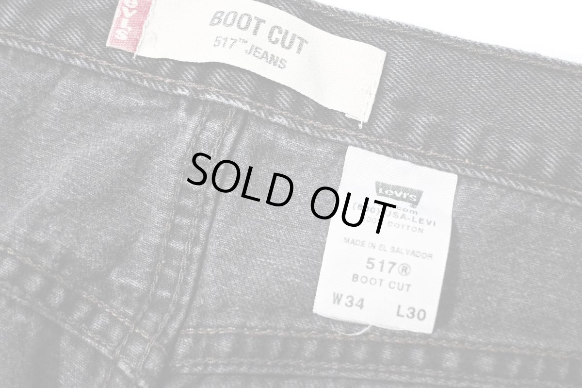 画像8: 00s Used Levi's 517 Denim Pants Black リーバイス (8)