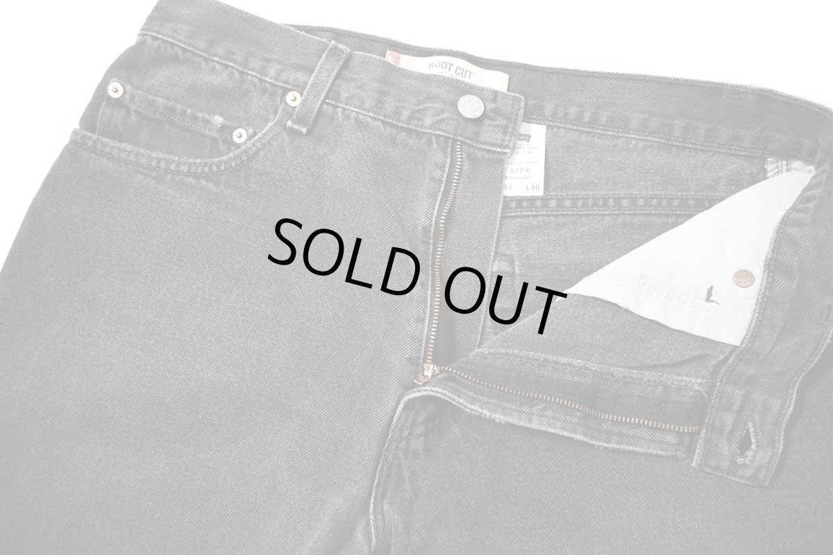 画像7: 00s Used Levi's 517 Denim Pants Black リーバイス (7)