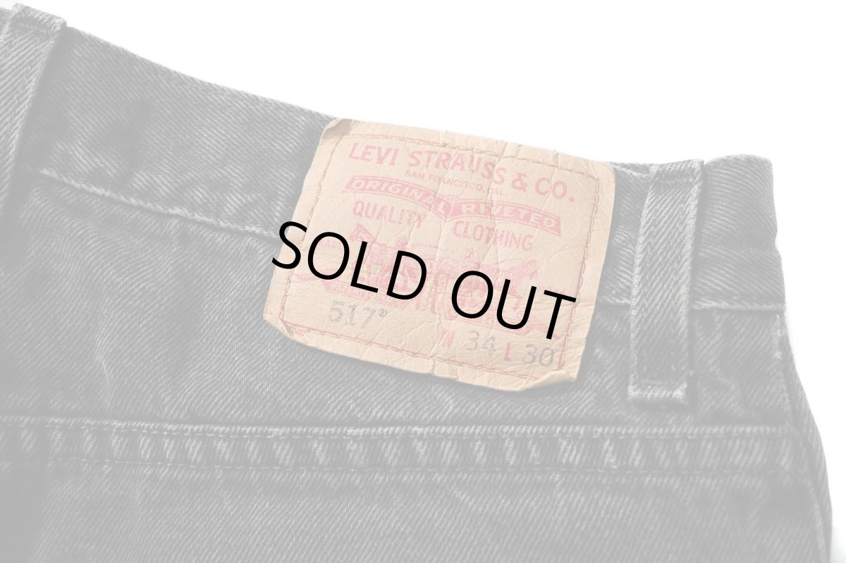 画像6: 00s Used Levi's 517 Denim Pants Black リーバイス (6)