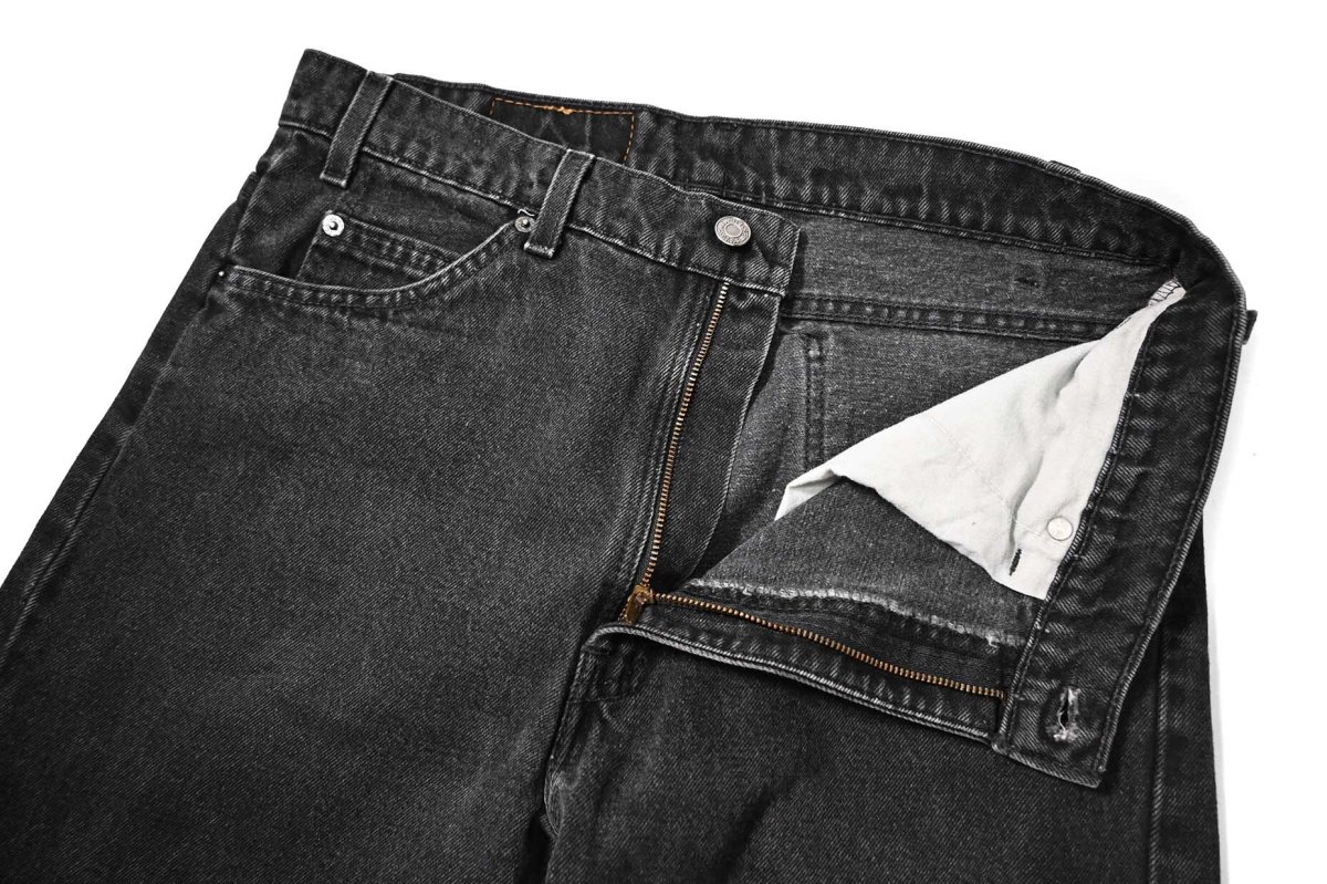 画像6: 90s Used Levi's 505 Denim Pants Black リーバイス (6)