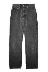 画像1: 99' Used Levi's 505 Denim Pants Black made in USA リーバイス (1)