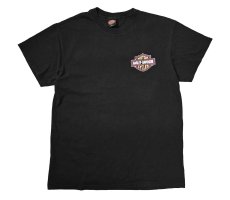 画像1: 90s Used Harley-Davidson Print Tee (1)