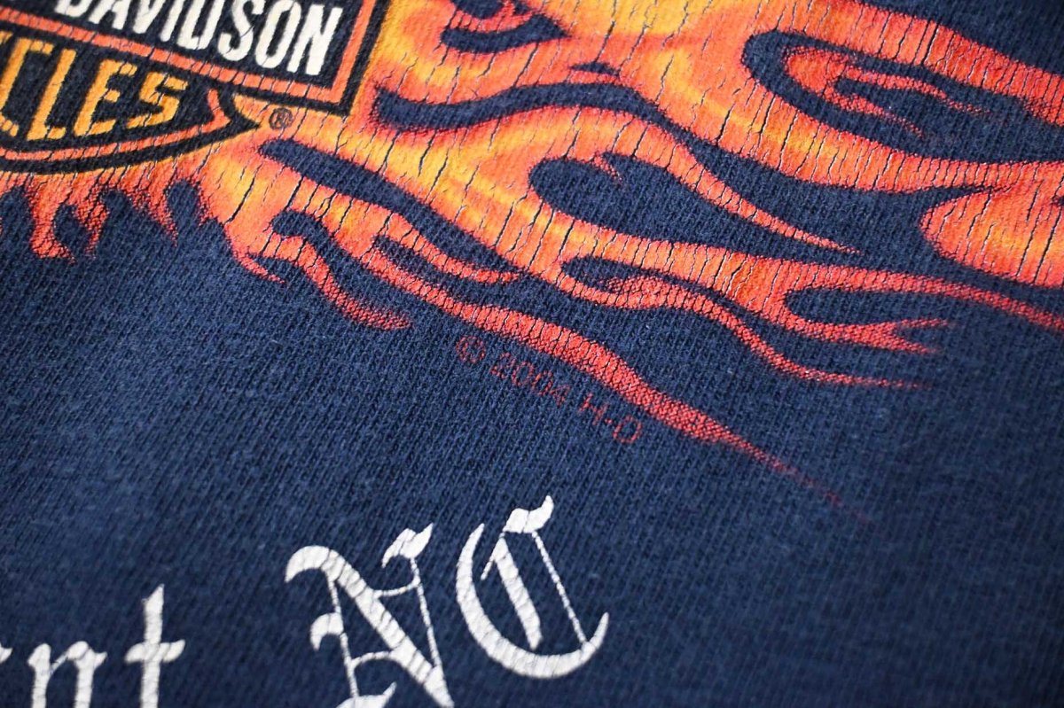 画像5: 00s Used Harley-Davidson Print Tee (5)