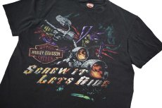 画像2: 00s Used Harley-Davidson Print Tee (2)