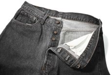 画像6: 90' Used Levi's 501 Denim Pants Black made in USA リーバイス 先染め (6)