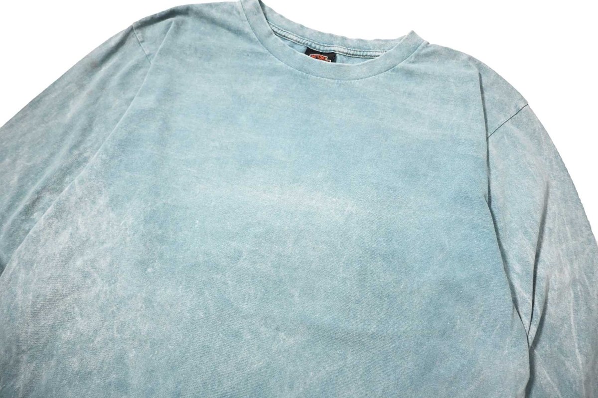 画像2: 90-00s Used Harley-Davidson L/S Blank Tee made in USA (2)