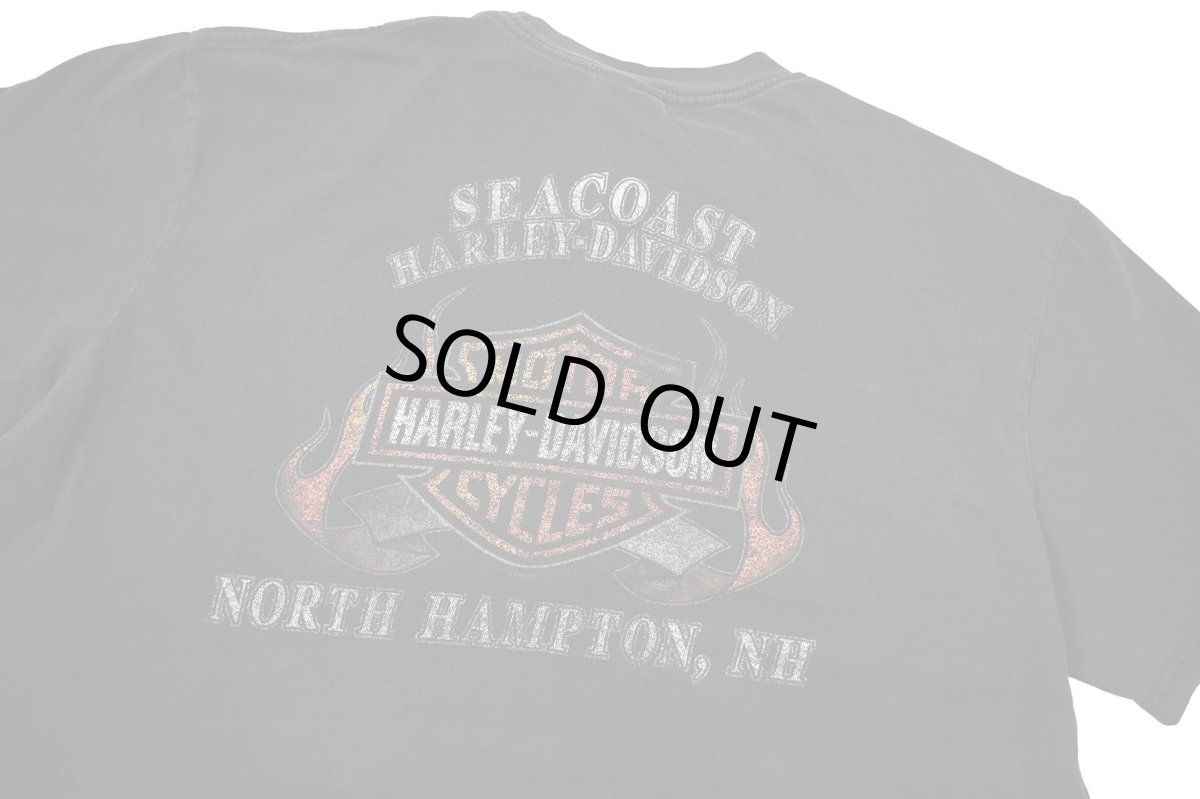 画像4: 00s Used Harley-Davidson Print Tee (4)