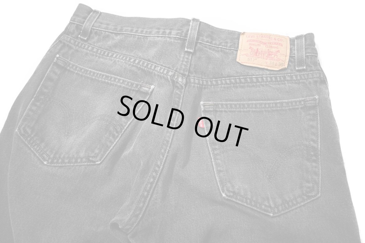 画像5: 00s Used Levi's 517 Denim Pants Black リーバイス (5)