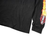 画像3: Used Harley-Davidson L/S Print Pocket Tee (3)