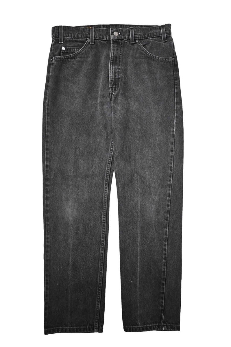 画像1: 90s Used Levi's 505 Denim Pants Black リーバイス (1)