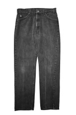 画像1: 90s Used Levi's 505 Denim Pants Black リーバイス (1)