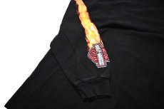 画像6: Used Harley-Davidson L/S Print Pocket Tee (6)