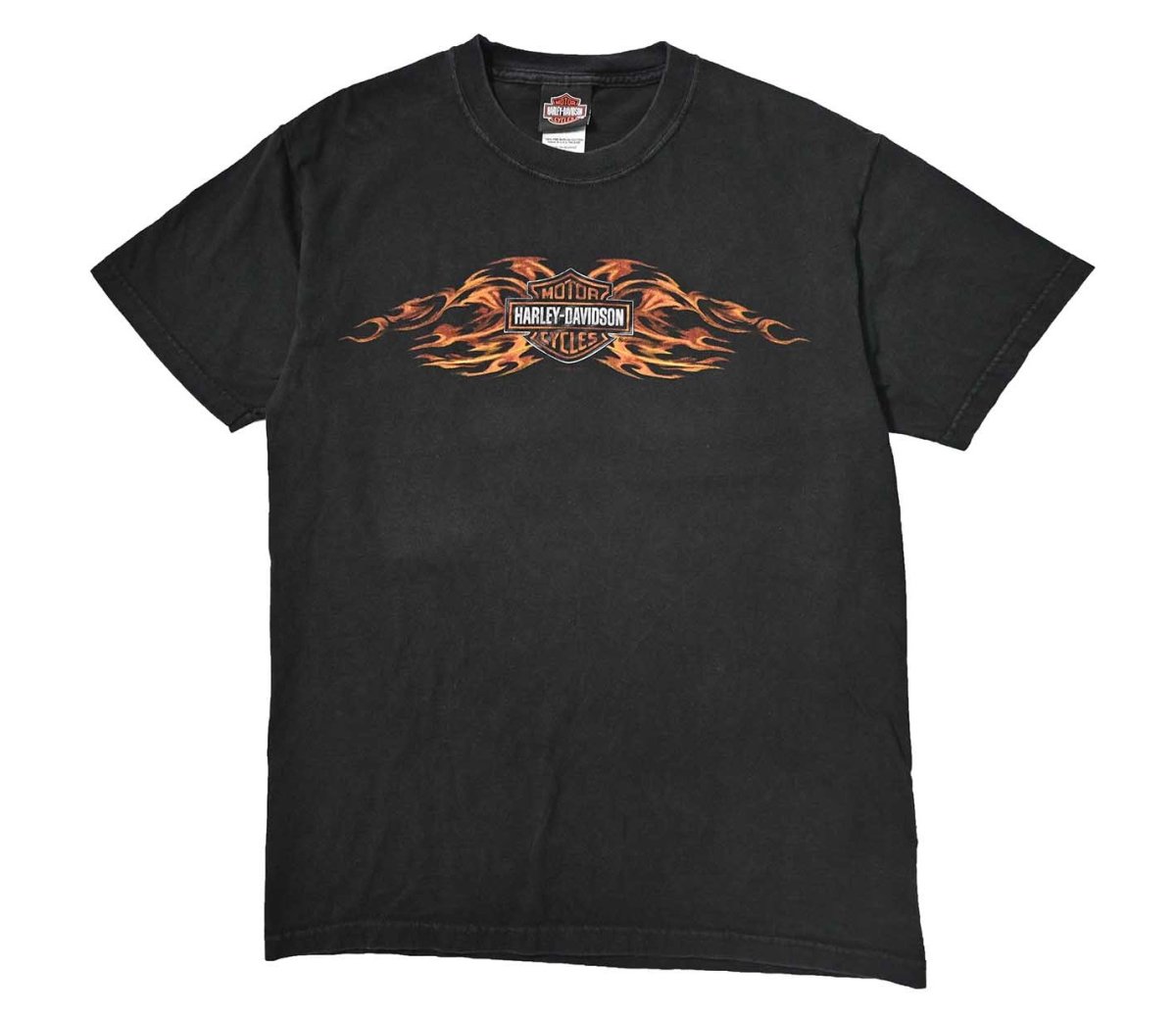 画像1: 00s Used Harley-Davidson Print Tee made in USA (1)