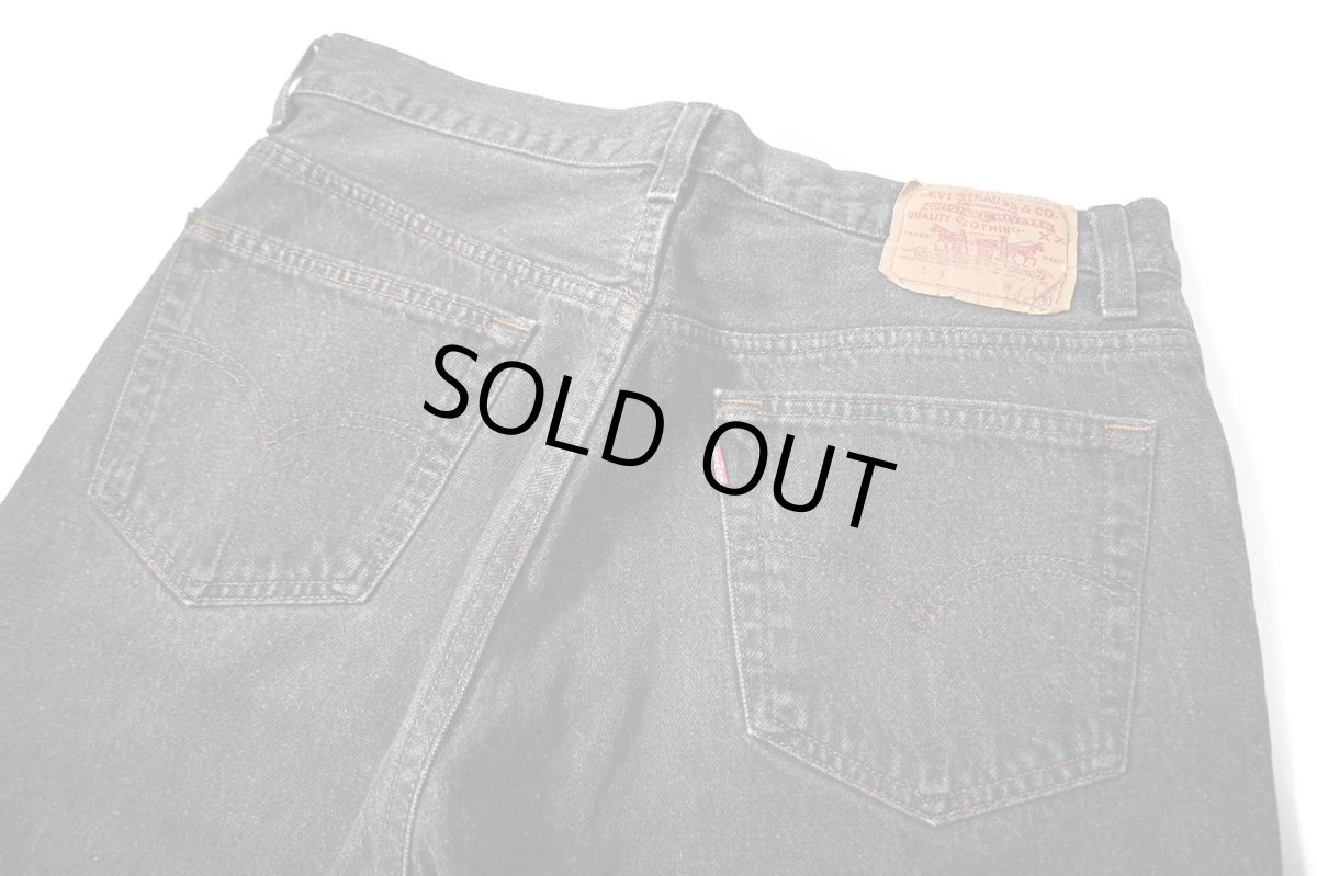 画像4: 90' Used Levi's 501 Denim Pants Black made in USA リーバイス 先染め (4)