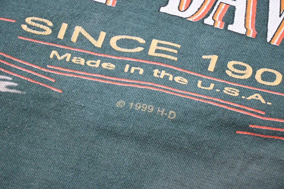 画像3: 90s Used Harley-Davidson Print Tee (3)