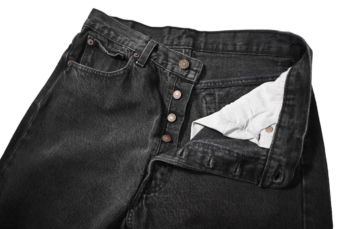 画像5: 90-00s Used Levi's 501 Denim Pants Black リーバイス (5)