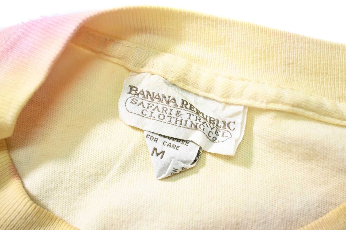 画像5: 80-90s Used Banana Republic Tie Dye Pocket Tee made in USA (5)