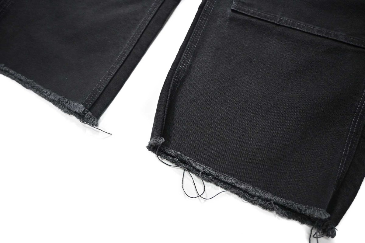 画像3: 23' Used Carhartt Duck Double Knee Carpenter Pants Black made in USA カーハート (3)