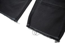 画像3: 23' Used Carhartt Duck Double Knee Carpenter Pants Black made in USA カーハート (3)