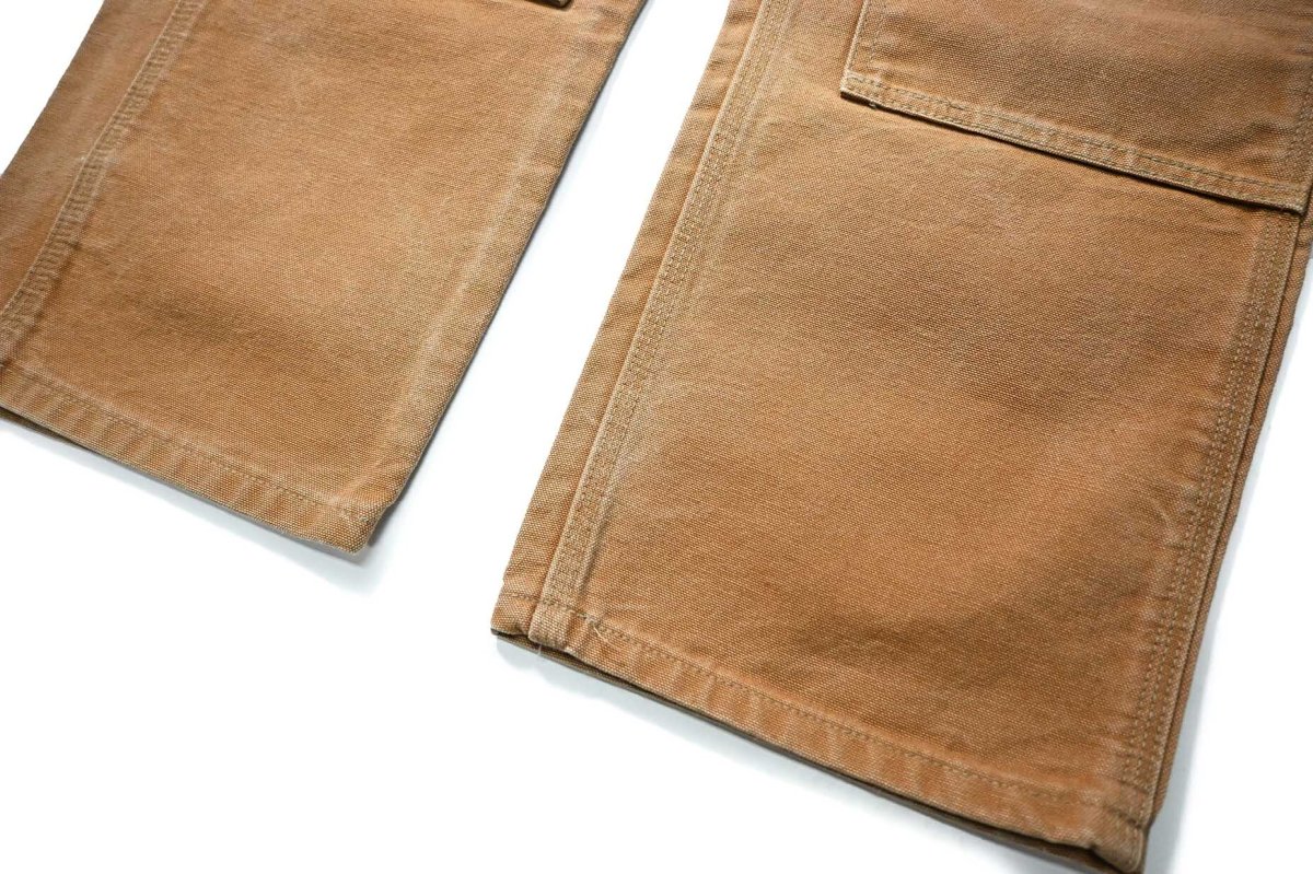 画像3: 07' Used Carhartt Duck Double Knee Carpenter Pants Brown カーハート (3)