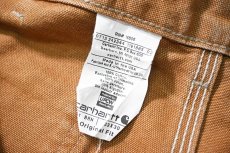 画像8: 13' Used Carhartt Duck Double Knee Carpenter Pants Brown made in USA カーハート (8)