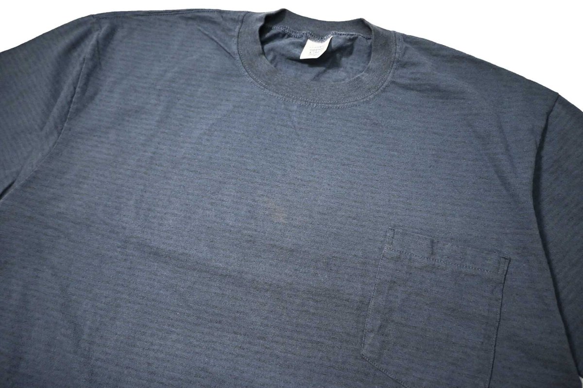 画像2: 90s Deadstock Towncraft Border Pocket Tee made in USA (2)