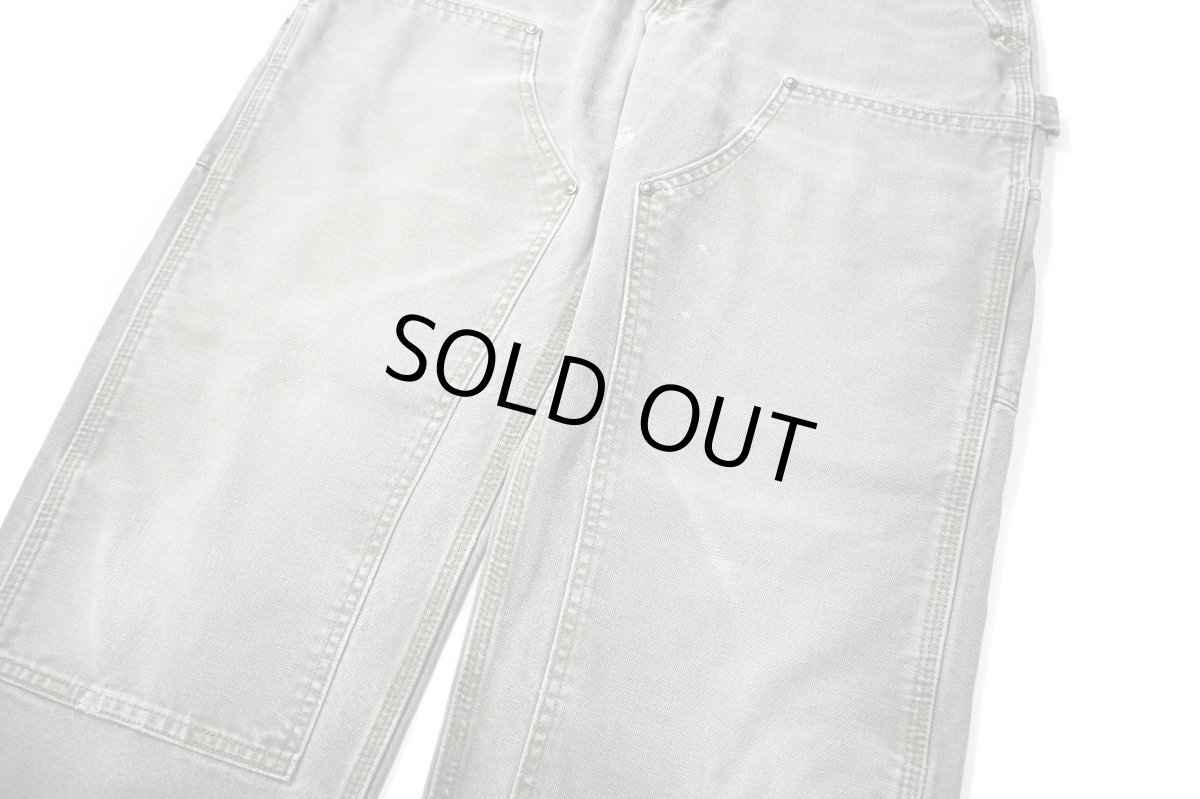 画像4: 11' Used Carhartt Duck Double Knee Carpenter Pants Moss カーハート (4)